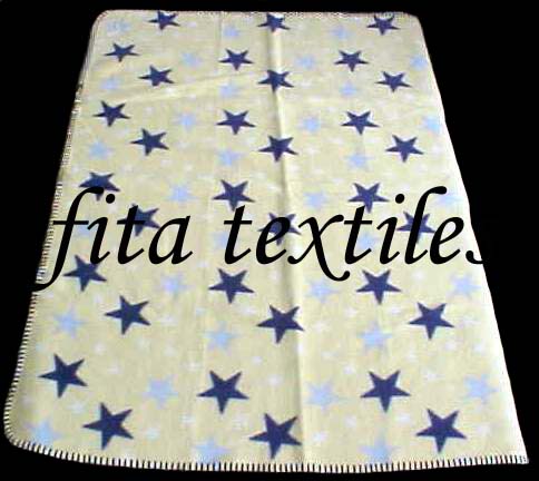 printed cotton blanket