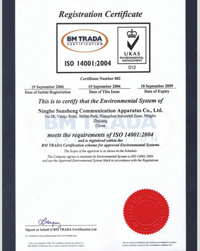 Registration Certificate