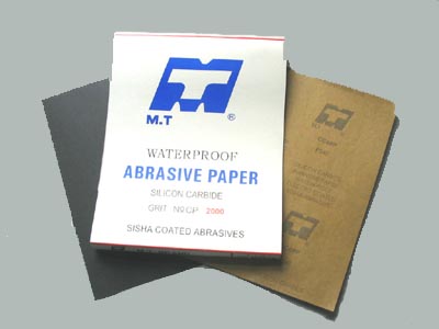 Kraft abrasive paper