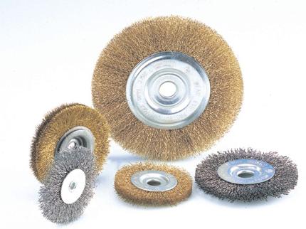 CRIMPED WIRE SINGLE SECTION BRUSHES