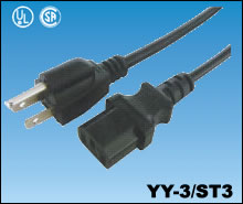 UL Power cords cordsets mains lead IEC 320 wire plug connectors