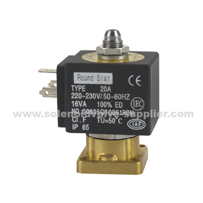 water gas 3 way zero pressure 240VAC asco solenoid valve