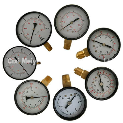 dry pressure gauges standard