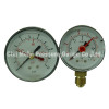 Plastic Case Pressure Gauge with Red Pointer