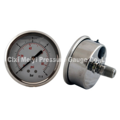 all stainless steel pressure gauges