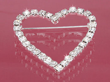 Heart shape pin