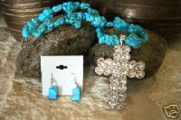 TURQUOISE LINE CROSS SET