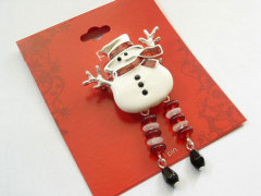 SNOWMAN PIN