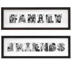 wooden family photo frame