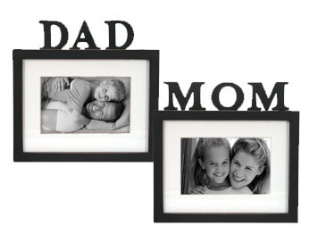 wooden dad photo frame