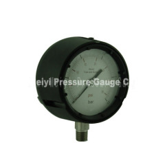 SOLID FRONT PRESSURE GAUGE WITH PHENOLIC CASE