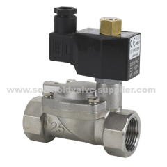 2way stainless steel 304 AC 230V N/O water solenoid valve