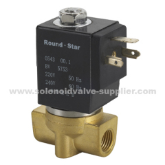 2way water 1/8" IP65 brass miniature Air Valve