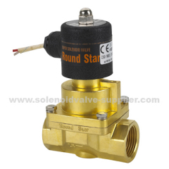 2way brass IP54 AC220V steam hot water Pilot operated PTFE valve