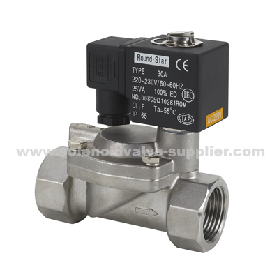 DFD-J 2WAY WATER SS316 304 GAS SOLENOID VALVE G1/2