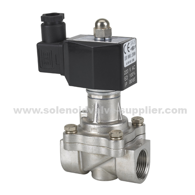 1 inch high pressure flange stainless steel solenoid valve