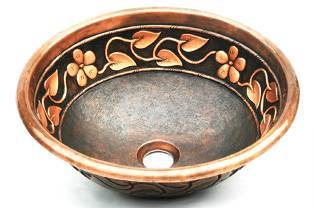 Solid Copper Sinks for Bathroom Use (Copper Basin)