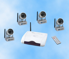 2.4GHz Wireless long distance Camera kit with remote control PST-W812G4