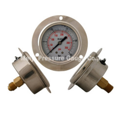 LIQUID FILLED PRESSURE GAUGE WITH FLANGE