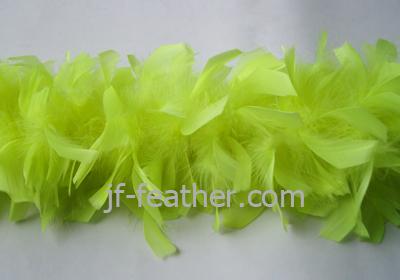 turkey feather boas in colors