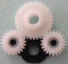 Self-lubricating plastic gears mold