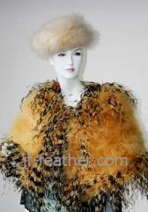 Ostrich Feather Shawl