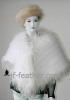 Ostrich Feather Shawl