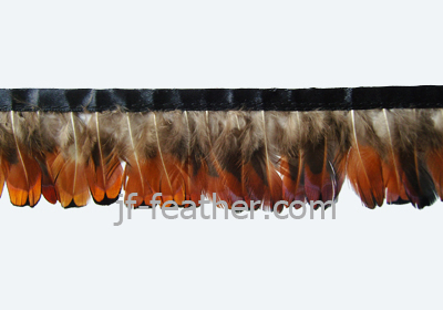 natural colour Feather Trimming