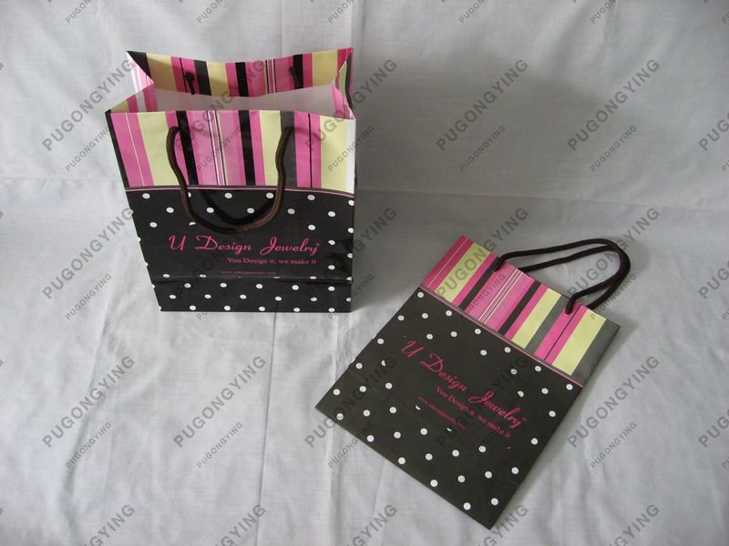 Paper Jewelry Shopping Bags