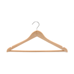 Wooden Suit Hangers WSH101 ((Natural)