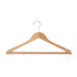 Wooden Suit Hangers WSH102 (Natural)