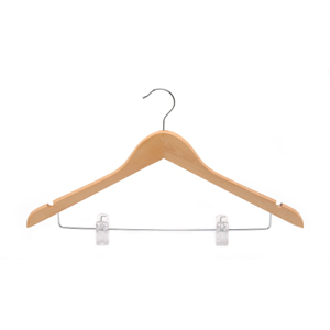 Wooden Suit Hangers WSH105 (Natural)