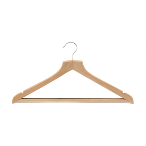 Wooden Suit Hangers WSH122 (Natural)