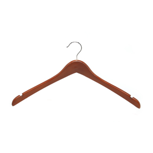 Wooden Jacket Hangers WJH070 (Cherry)