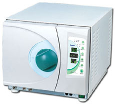 One time pre-vacuum autoclave