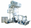 Double-layer co-extrusion rotary die film blowing machine