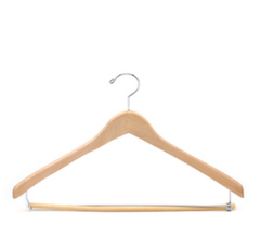 Wooden Jacket Hangers WJH071 (Natural)