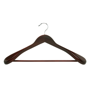 Wooden Deluxe Hangers WDH041 (Mahogany)