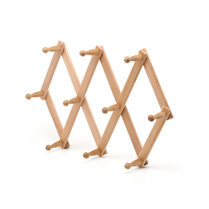 Wooden Tie&Belt Hangers WTBH068 (Natural)