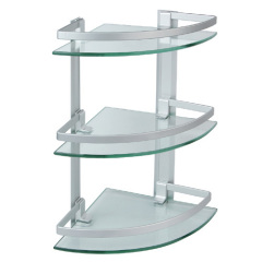 triple glass shelf