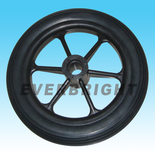 Rubber Wheel with Plastic Core