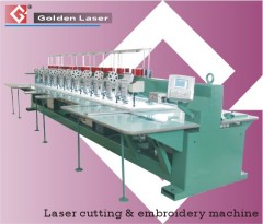 embroidery machine with laser