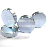 Zinc coated Disc Magnet