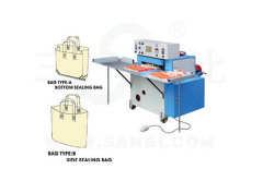 Soft handle bag making machine