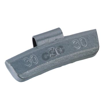 zinc clip-on wheel weight