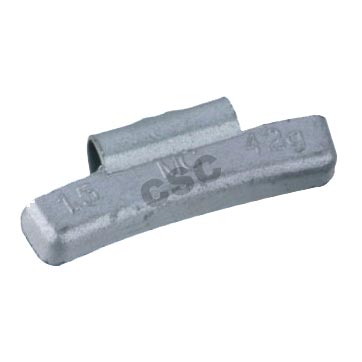 clip-on zinc wheel weight