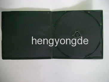 5mm single black square DVD Case