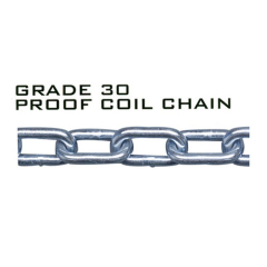 GRADE 30 PROOF COIL CHAIN