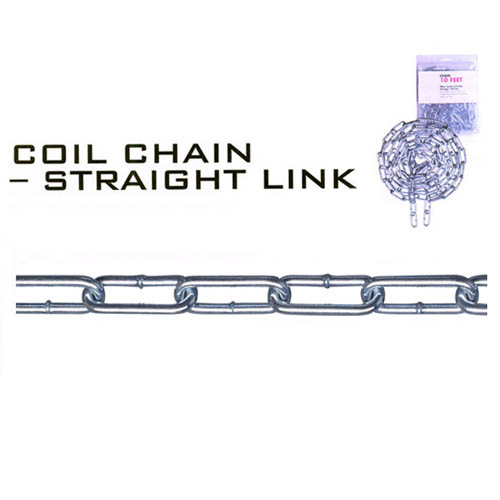 COIL CHAIN-STRAIGHT LINK