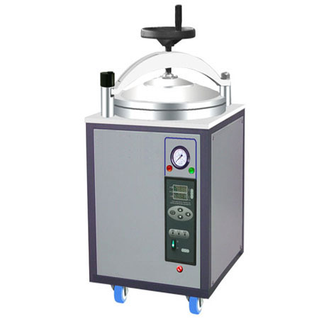 Vertical LCD autoclave